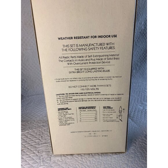 Vintage Santa World 10 Light Porcelain Head Angel Tree Top with Box - Picture 8 of 9